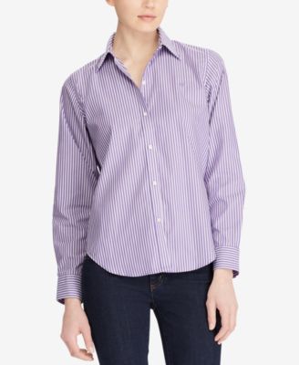 ralph lauren women's long sleeve button down