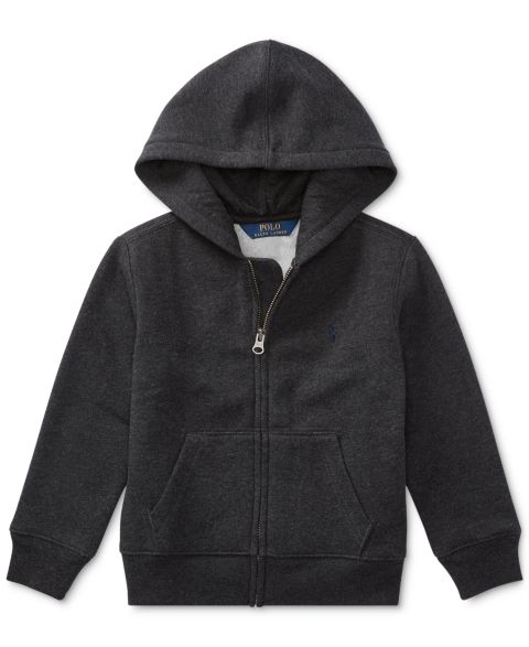 Худи Polo Ralph Lauren Cotton Fleece для мальчиков, цвет: Меланжевый
