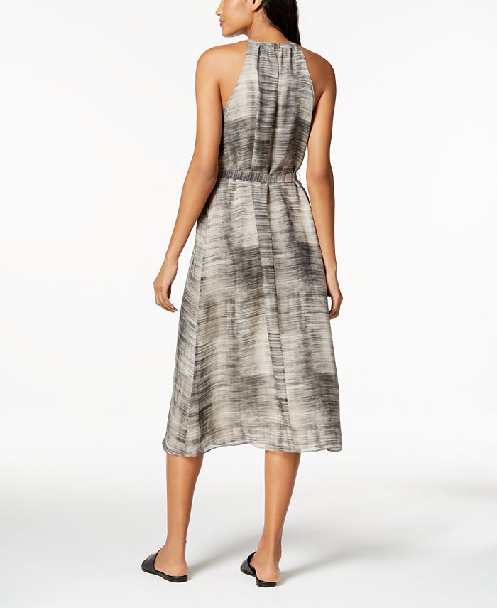 Eileen Fisher Silk Halter Midi Dress & Reviews - Dresses - Women - Macy's