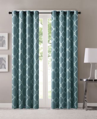 Saratoga Fretwork Grommet Window Treatments