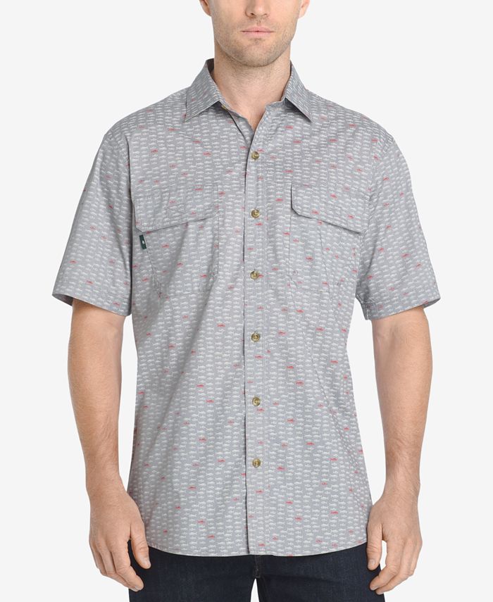G.H. Bass & Co. Men's Explorer Printed Fishing Shirt - Macy's