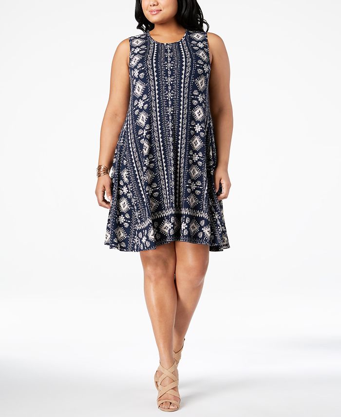 Macys shop swing dresses