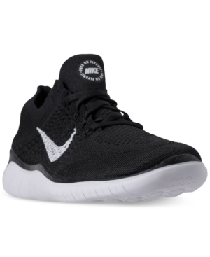 NIKE MEN'S FREE RN FLYKNIT 2018 RUNNING SNEAKERS FROM FINISH LINE
