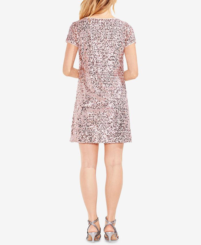Vince Camuto Sequined Shift Dress - Macy's