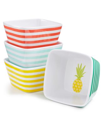 Martha Stewart Collection - 4-Pc. Melamine Dip Bowls