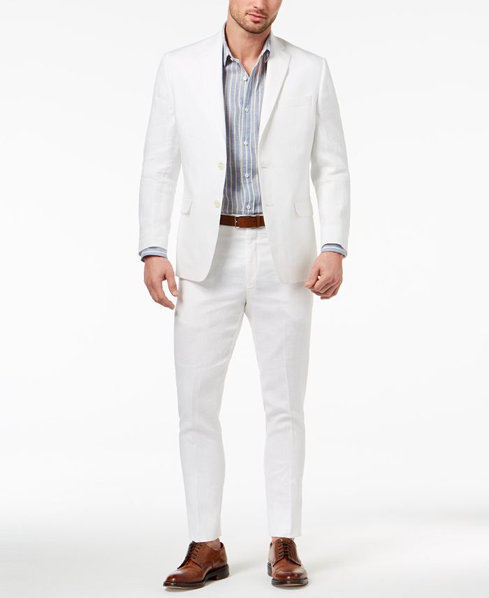 Lauren Ralph Lauren Men's Classic-Fit Ultraflex Stretch Solid Linen Suit  Separates & Reviews - Suits & Tuxedos - Men - Macy's