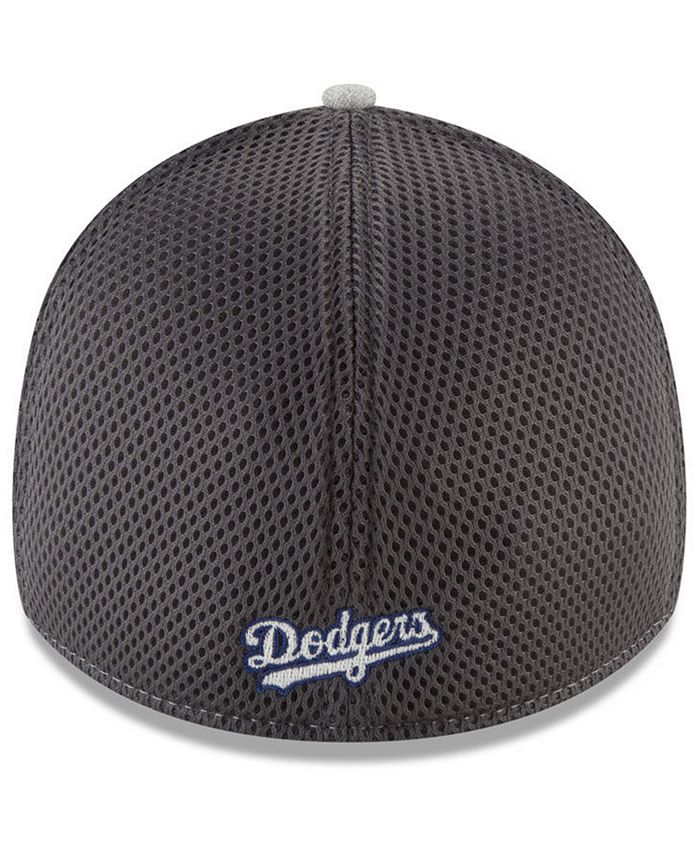 Casquette New Era 39Thirty Los Angeles Dodgers - Grise, Taille L/XL, MLB