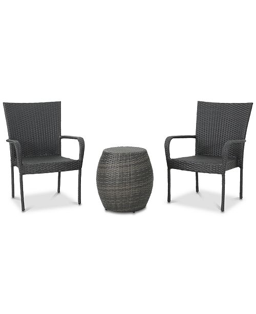Noble House Menard 3 Pc Chat Set Reviews Furniture Macy S