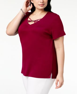 Karen Scott - Plus Size Hardware T-Shirt