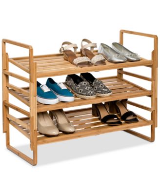 Honey Can Do - 3-Tier Nesting Shoe Rack
