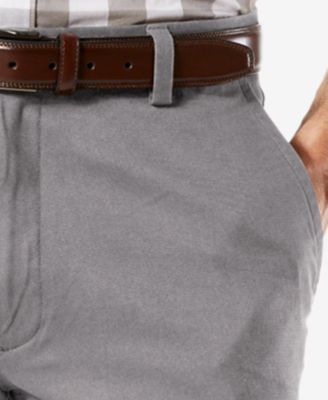 Men's Easy Straight Fit Khaki Stretch Pants