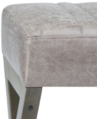 Salinger Contemporary Modern Rectangle Ottoman Bench