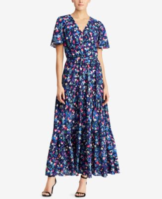Lauren Ralph Lauren Floral-Print Maxi Dress - Macy's