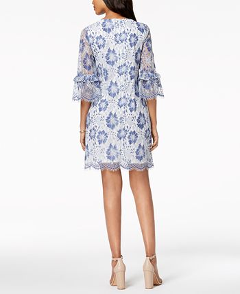 Jessica howard lace discount bell sleeve dress