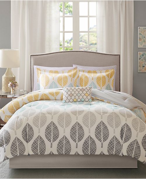 Madison Park Central Park 9 Pc Full Comforter Set Reviews Bed