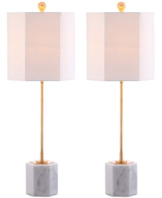 Set of 2 Magdalene Marble Table Lamps