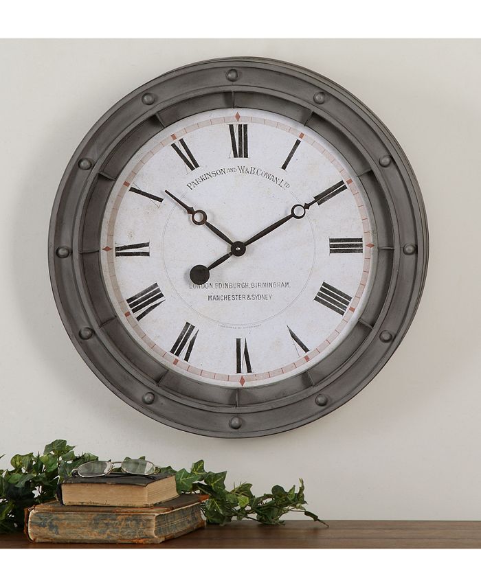 Uttermost Porthole Wall Clock Macy's
