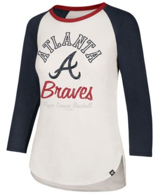 &#39;47 Brand Women&#39;s Atlanta Braves Vintage Raglan T-Shirt & Reviews - Sports Fan Shop By Lids ...
