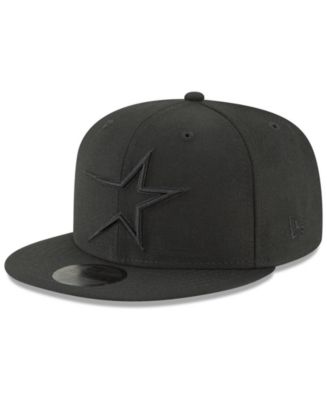 New Era Houston Astros Blackout 59FIFTY FITTED Cap - Macy's