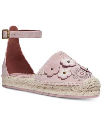 ankle strap espadrille flats