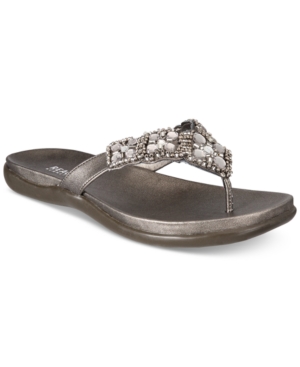 KENNETH COLE REACTION WOMEN'S GLAMATHON FLAT SANDALS 