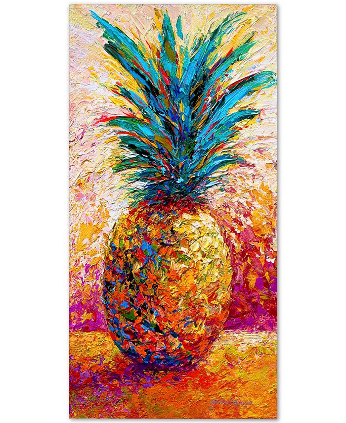 Trademark Global - Marion Rose Pineapple Expression 16" x 32" Canvas Art Print