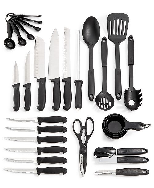 Martha Stewart Collection 30 Piece Cutlery Set Created For Macy S
