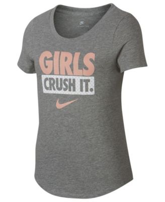 Nike - Crush It-Print Cotton T-Shirt, Big Girls