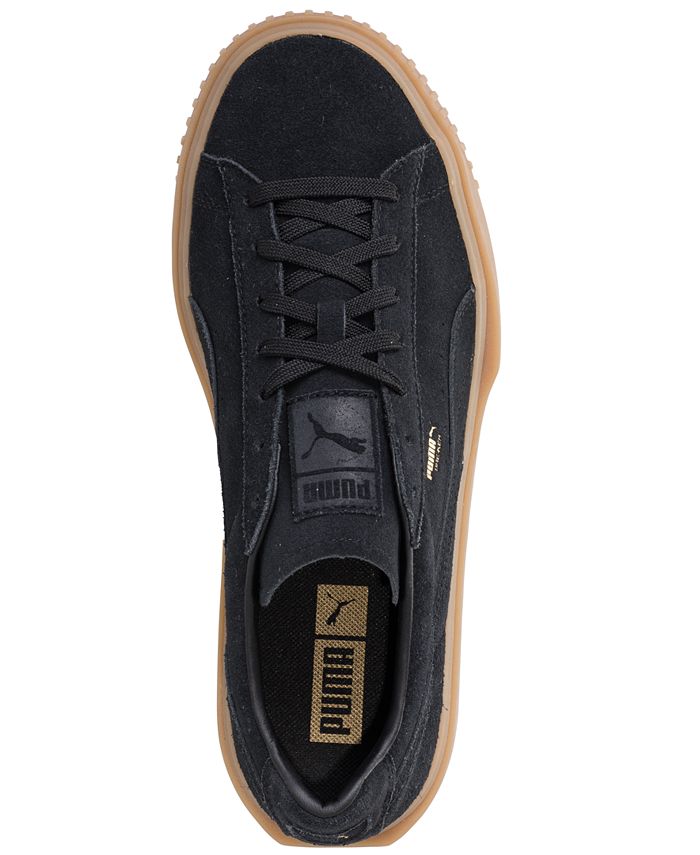 Puma Men's Breaker Suede Gum Casual Sneakers from Finish Line & Reviews ...