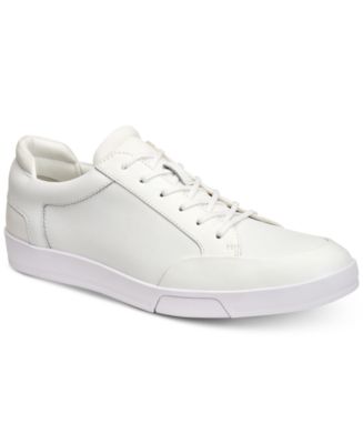 Calvin Klein Men's Baldwin Brushed Saffiano Leather Sneakers Macy's