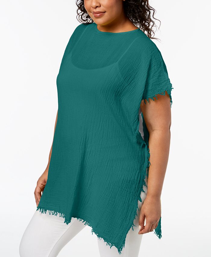 Macy's eileen fisher plus size sale