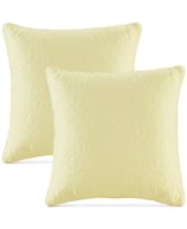 Yellow Euro Pillow Shams Macy S
