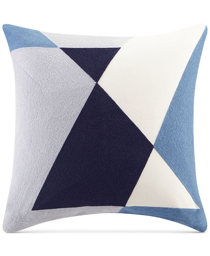 INK+IVY - Aero 20" Square Embroidered Abstract Decorative Pillow