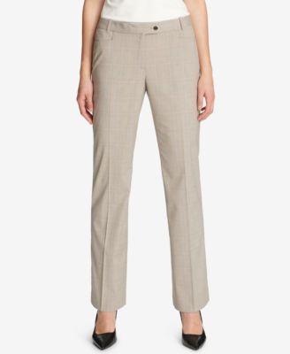 Calvin Klein - Plaid Ankle Pants
