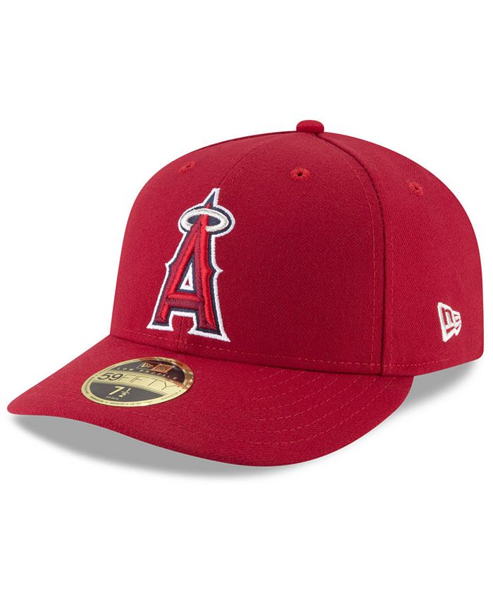 Lids California Angels New Era Optic 59FIFTY Fitted Hat - White
