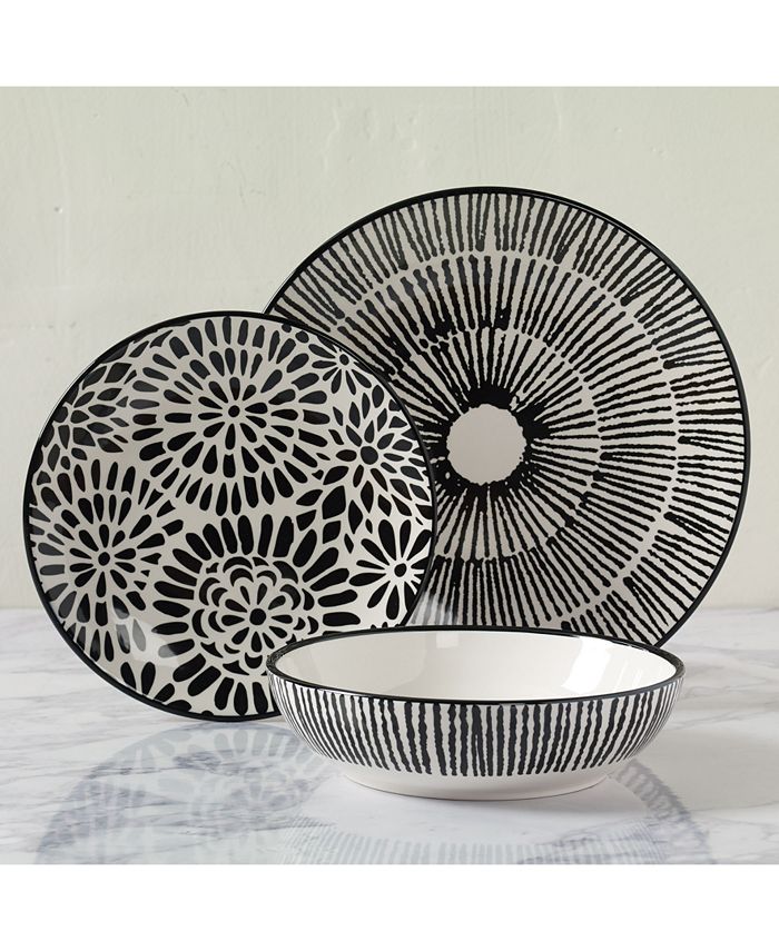 Tabletops Unlimited CLOSEOUT! Carter 12Pc. Dinnerware Set Macy's