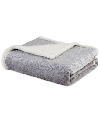 Elma Embossed Plush Throw, 60" x 70"