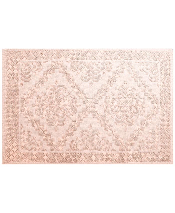 Idea Nuova LAST ACT! Cotton 20" x 30" Diamond Medallion Jacquard Bath