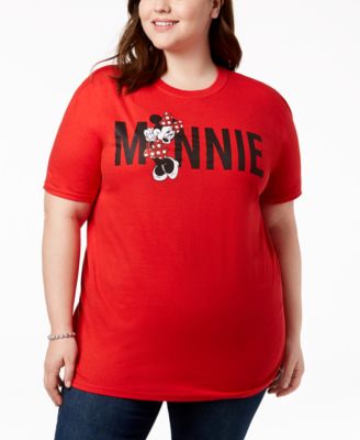 Disney - Plus Size Cotton Minnie Mouse Graphic T-Shirt