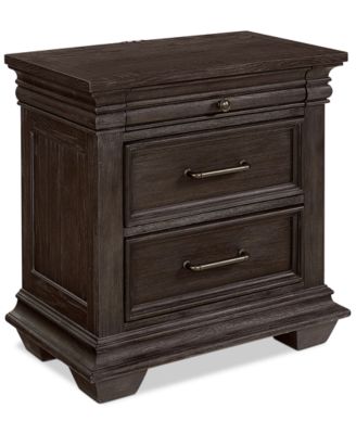 Furniture - Hansen USB Outlet Nightstand