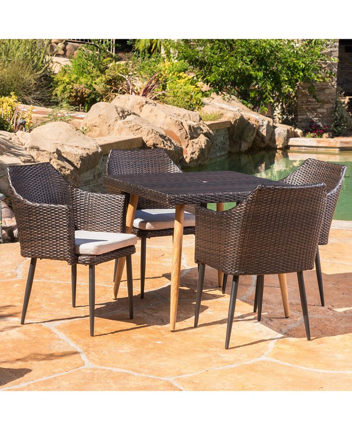 Furniture San Juan 5Pc. Outdoor Dining Set, Quick Ship Macy's