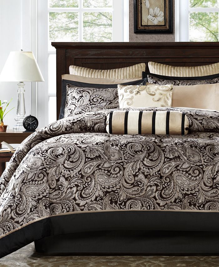Details about   Madison Park Cozy Comforter Set Casual Modern Design All Season Matching Bed Sk 