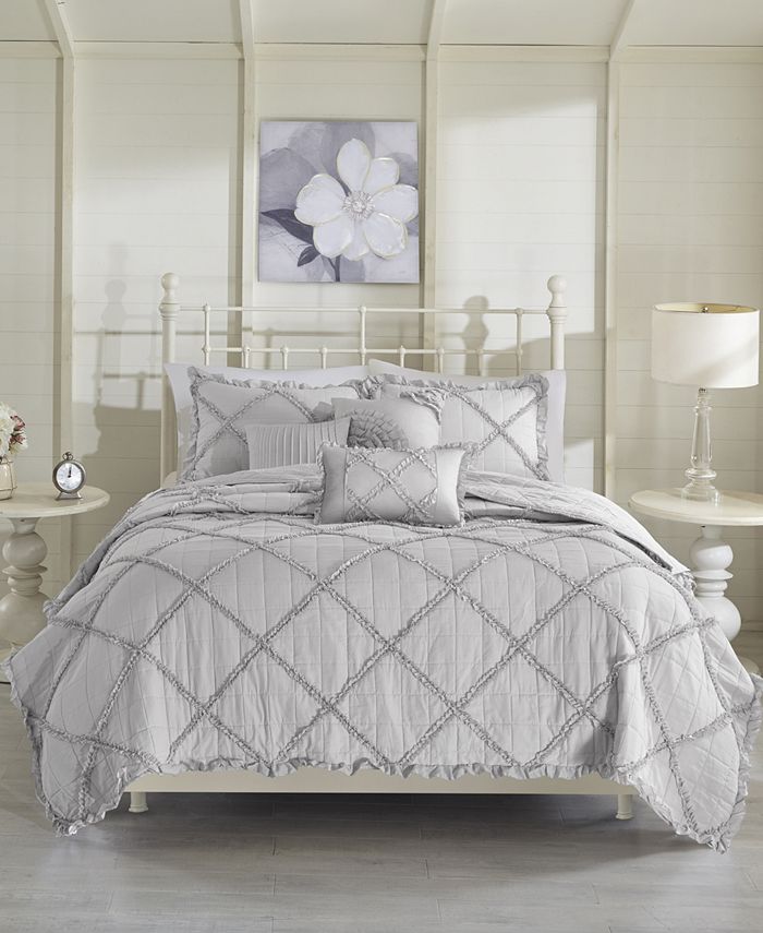 Madison Park Rosie 6Pc. King/California King Coverlet Set Macy's