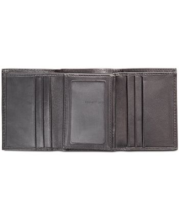 Kenneth Cole Reaction - Men's Nappa Leather Extra-Capacity Tri-Fold Wallet