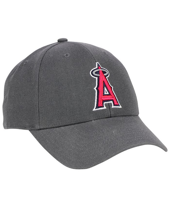 '47 Brand Los Angeles Angels Charcoal MVP Cap - Macy's