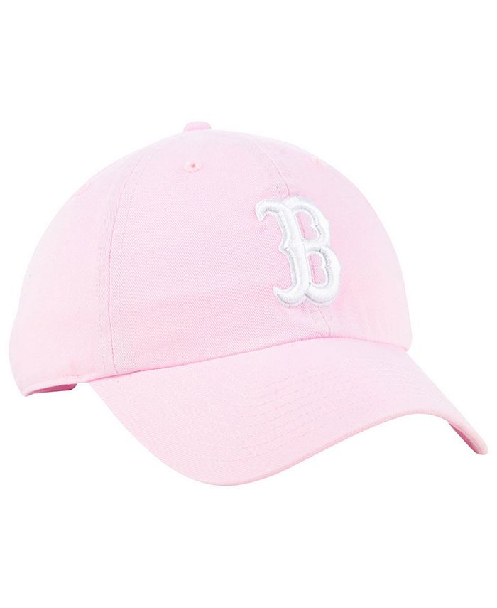 '47 Brand Boston Red Sox Pink CLEAN UP Cap - Macy's