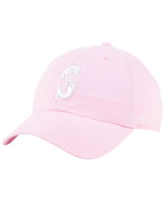 47 Brand / Women's Seattle Mariners Pink Mist Clean Up Adjustable Hat