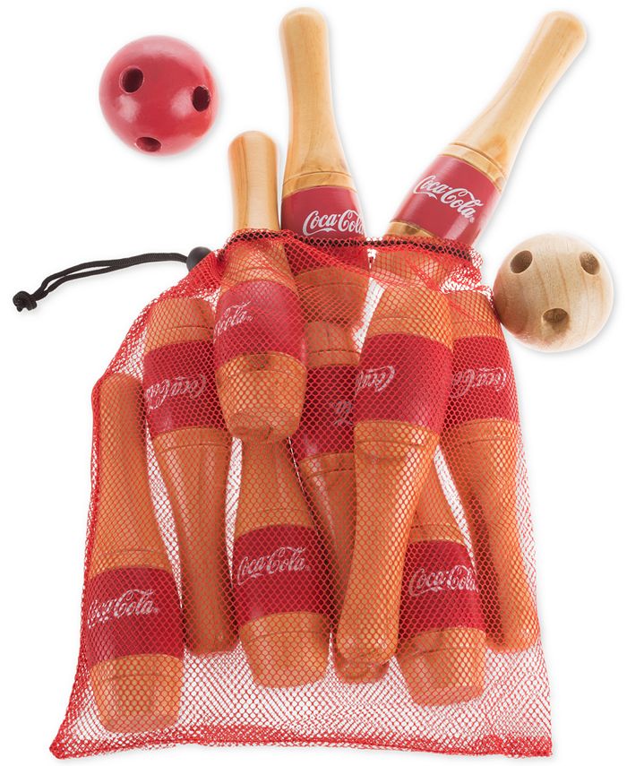 coca cola bowling set