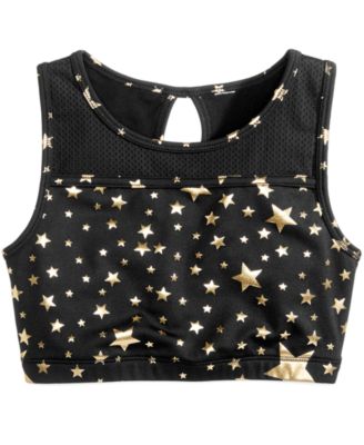 Ideology - Star-Print Sports Bra, Big Girls