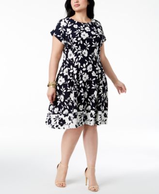 macy's jessica howard plus size dress